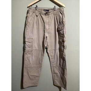 5.11 Tactical Men's Cotton Canvas Cargo Pants Mens 34x32 Beige Military Workwear